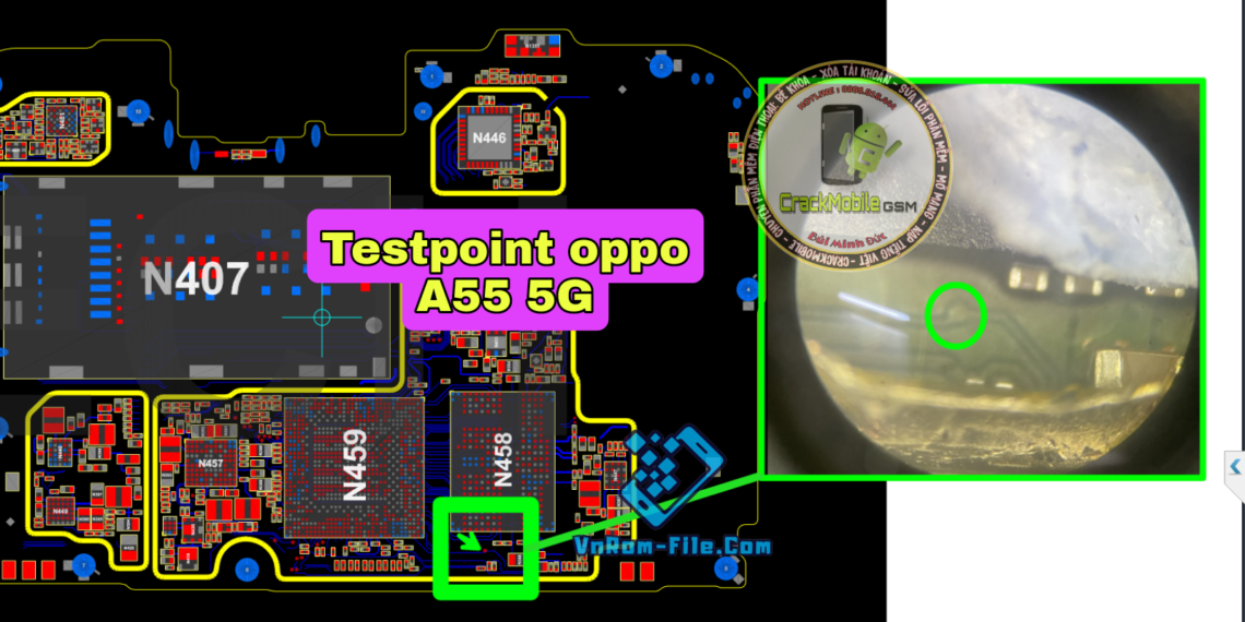 testpoint oppo a57 cph2407