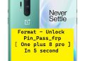 Oneplus 8 Pro unlock pin/pass/frp