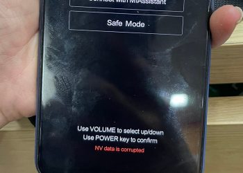 redmi note 9 (merlin) fix “NV data corupted”