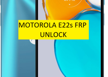 Motorola E22s frp unlock